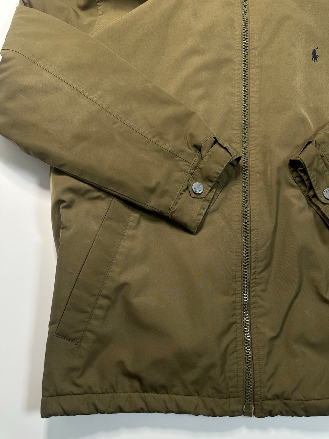 폴로 랄프로렌 카키 바람막이 후디 자켓 상품이미지4