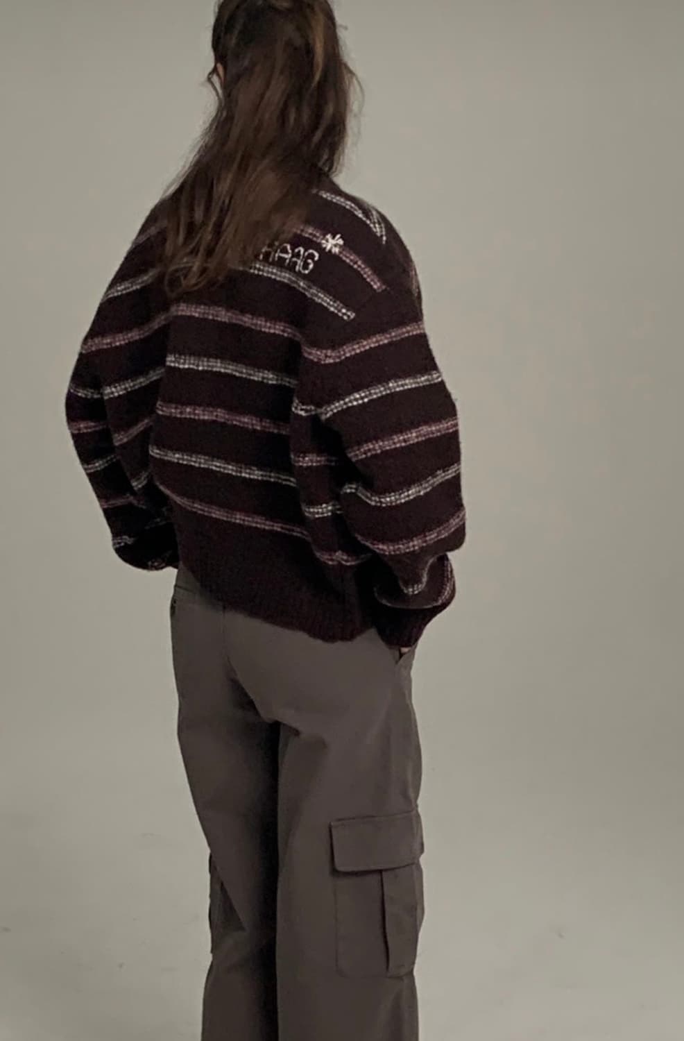 (새상품) haag a chuncky cardigan 헤이그 청키 가디건 상품이미지2