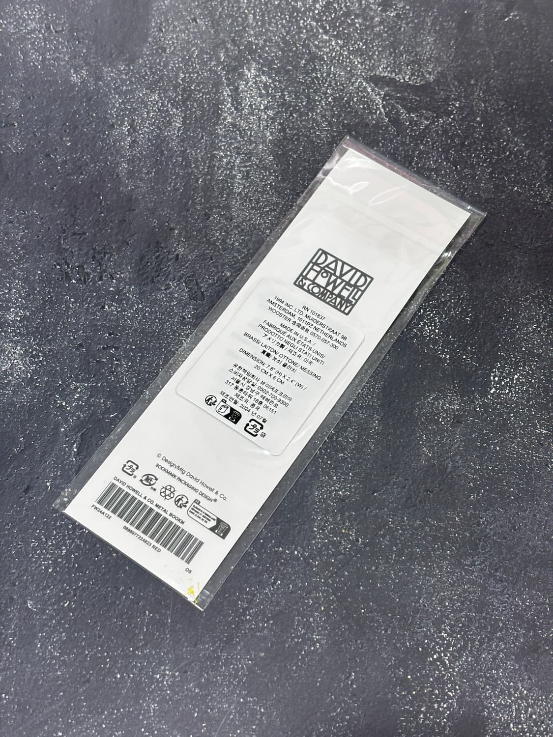 슈프림 / 데이비드 호웰 메탈 북마크 태슬 키링 상품이미지2