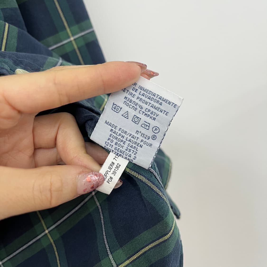 폴로 랄프로렌 신형 타탄체크 셔츠 남방 상품이미지6