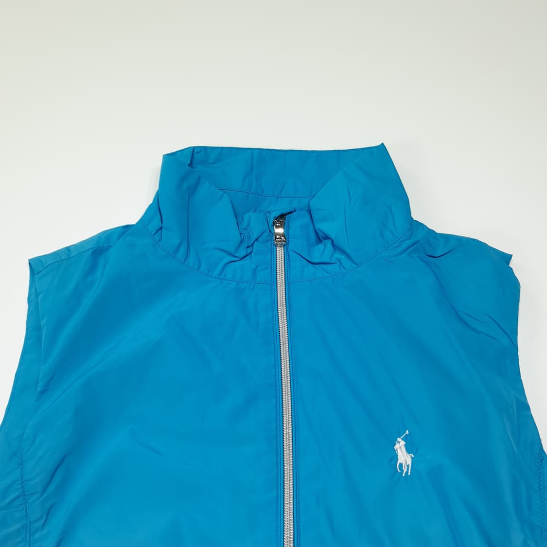 CL915 M 폴로 00s 스카이블루 집업 조끼 베스트 상품이미지2