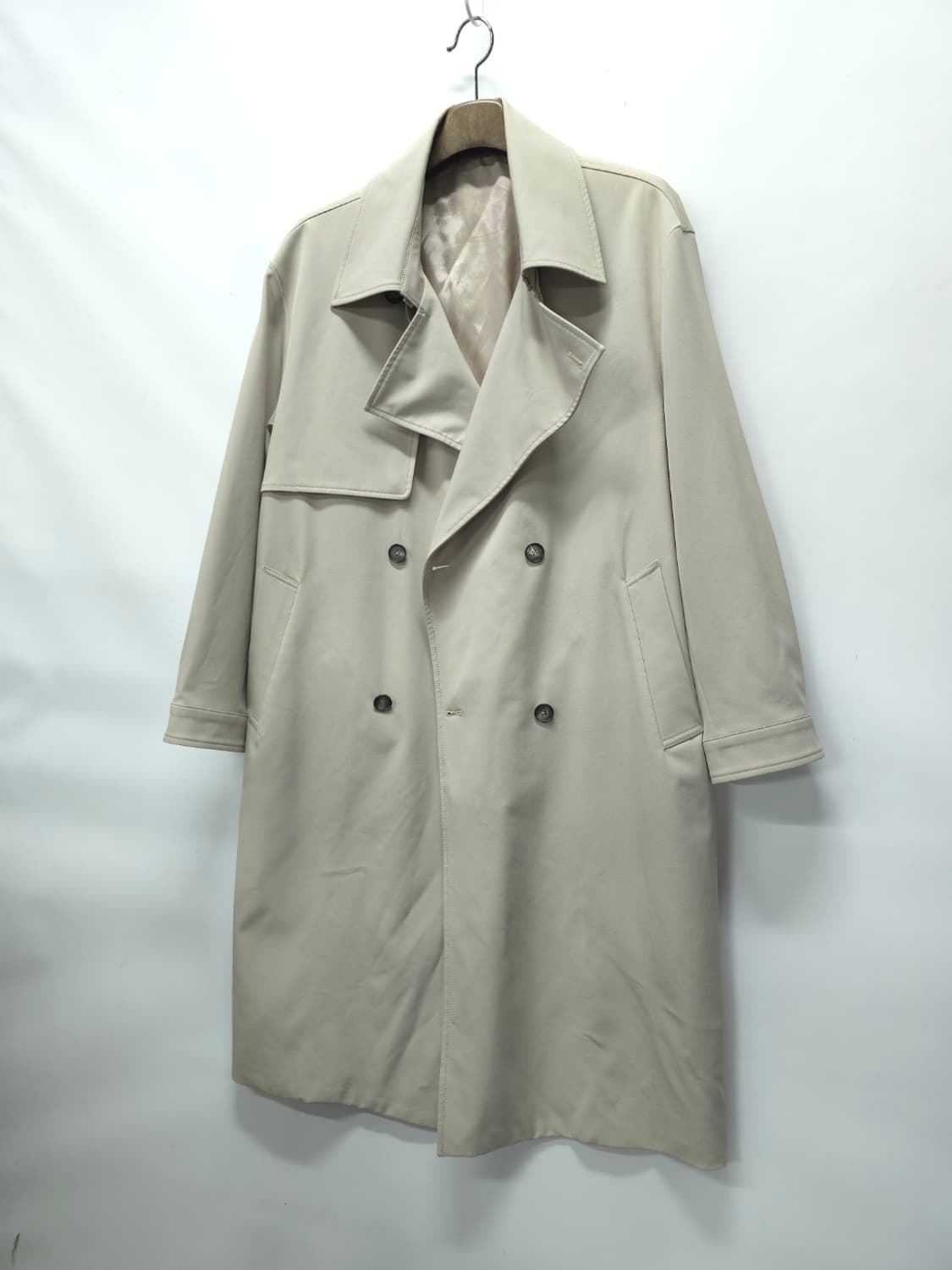 지오송지오 베이지 더블 버튼 트렌치코트 (95~100) 상품이미지4