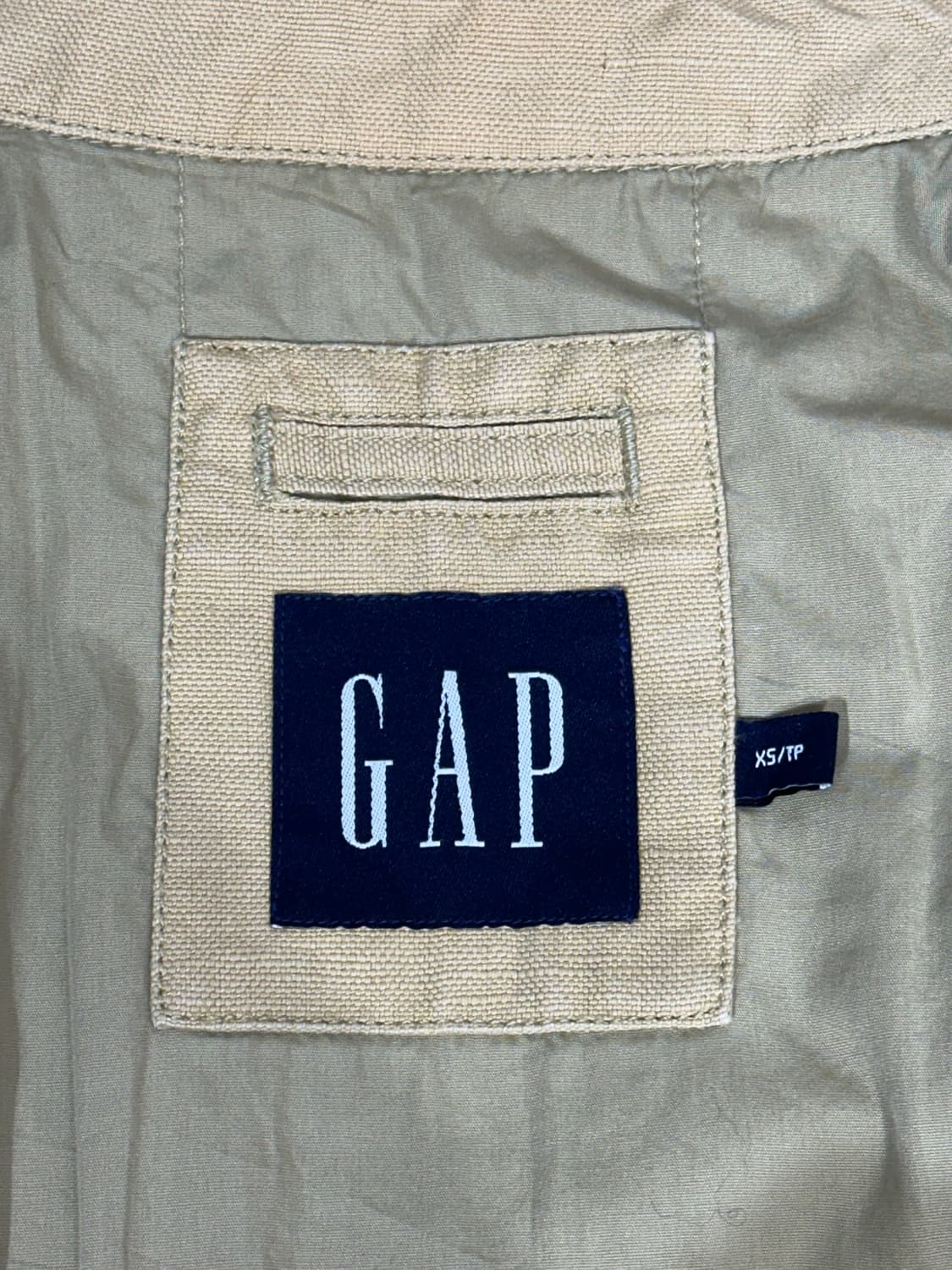 일본 빈티지 갭 베이지 블루종 잠바 자켓 XS 상품이미지7