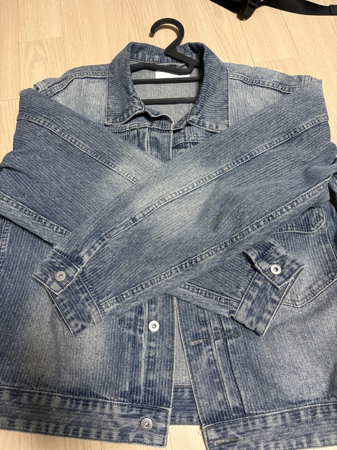 NOFAMOUS 텍스처 워싱 자켓 상품이미지1