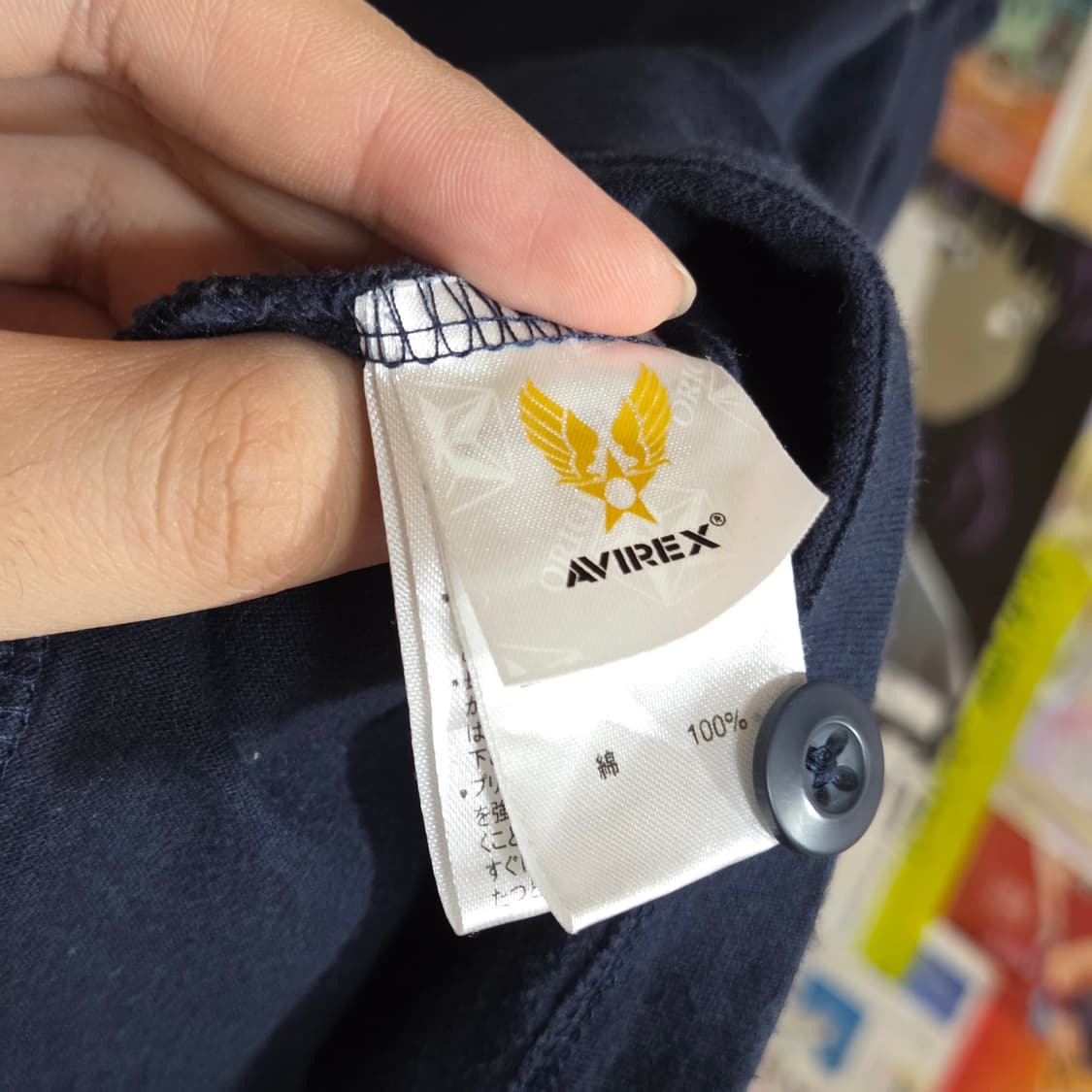 아비렉스 네이비 포켓 반팔 상품이미지10
