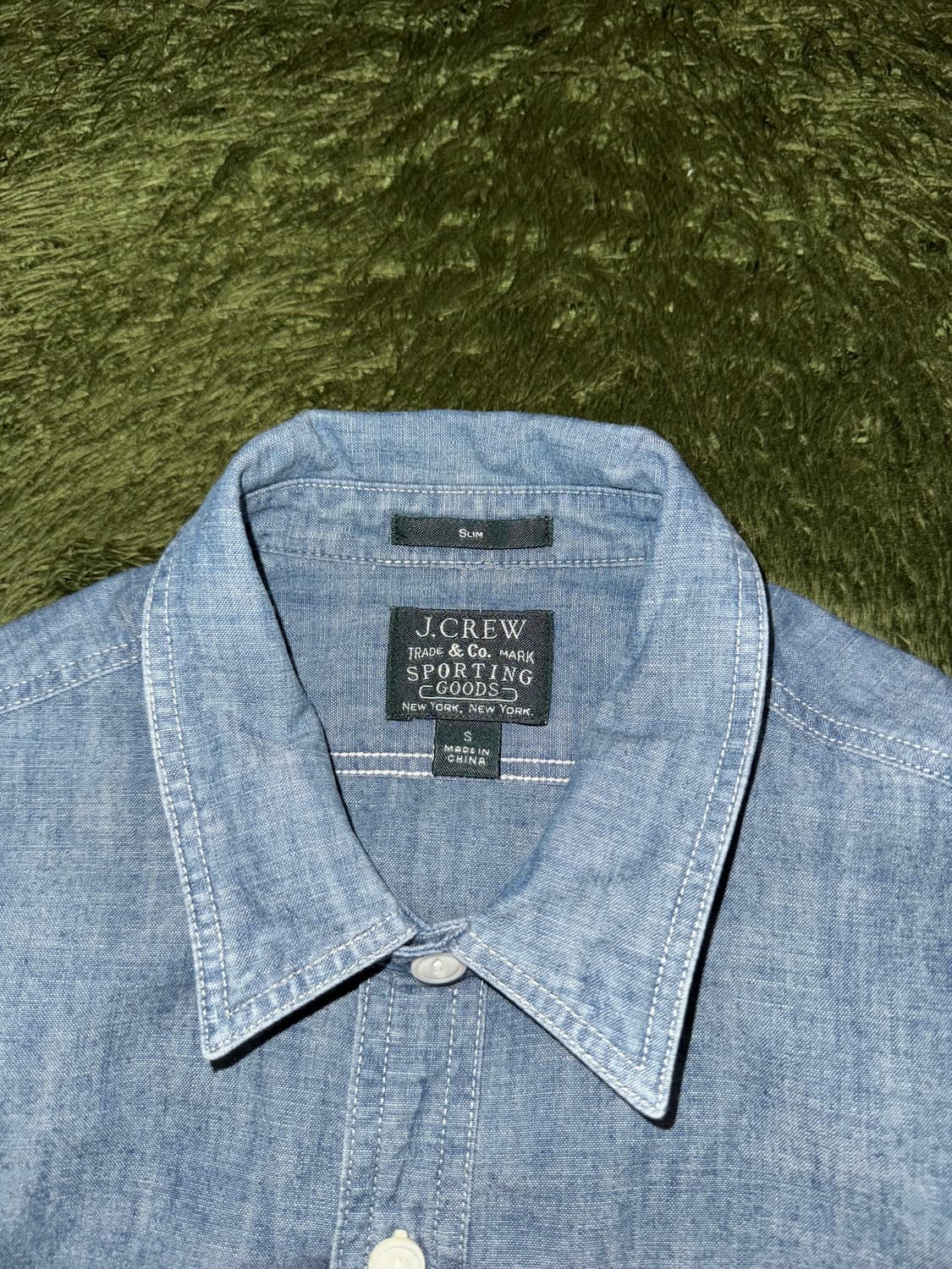 [S] J.crew 제이크루 클래식 핏 포켓 샴브레이 셔츠 상품이미지4