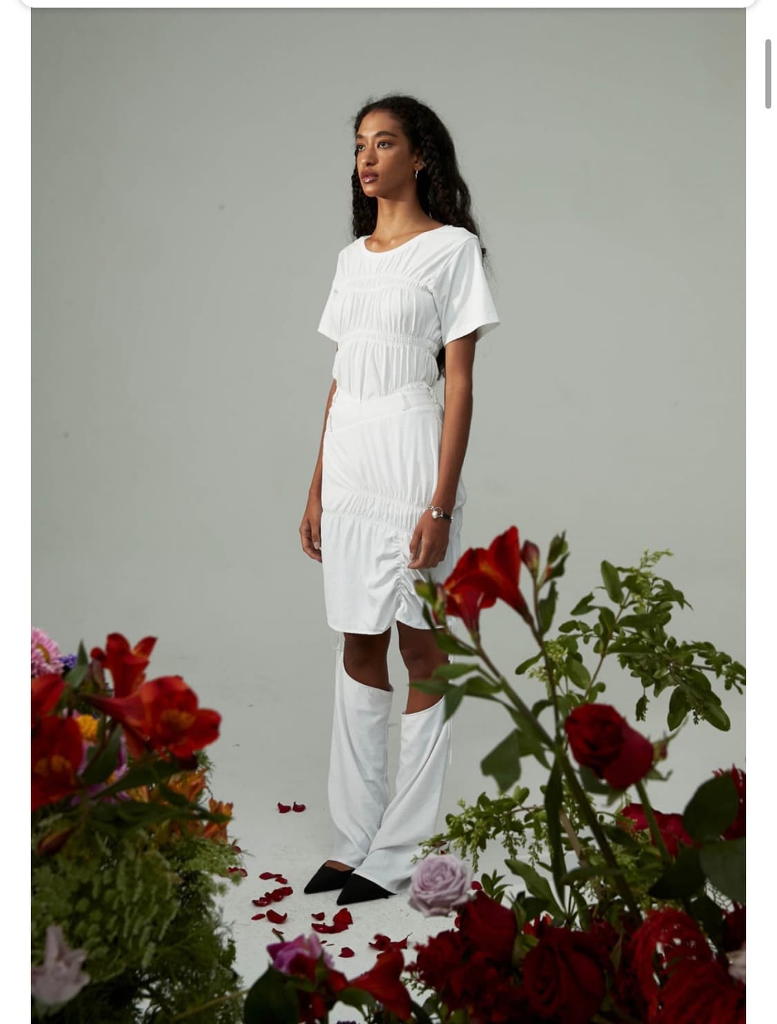 nache SMOCKING SKIRT&LEG WARMER  상품이미지3