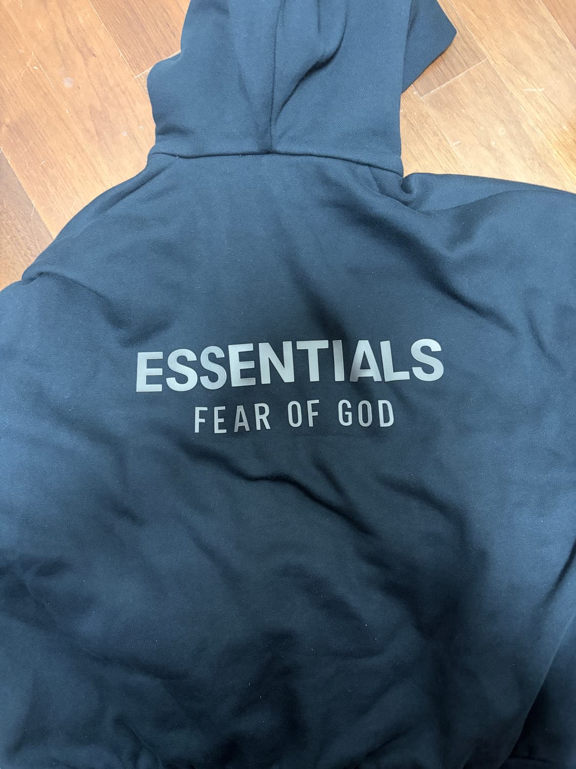 에센셜 클래식 플리스 집업 후드 제트 블랙 - 25SS M 상품이미지3