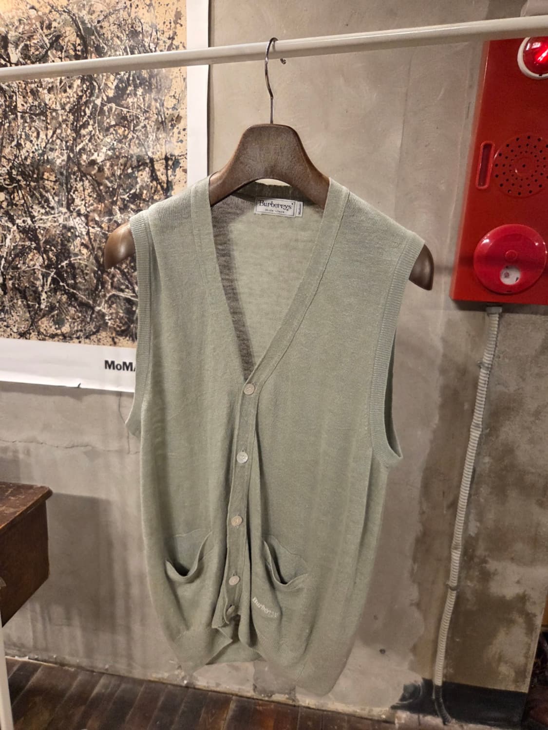 버버리 아이리시 리넨 베스트 상품이미지4