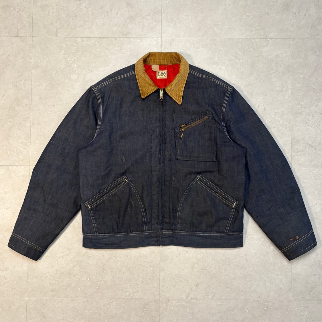 [XL] 70s LEE 191-LB 데님 워크자켓 상품이미지1