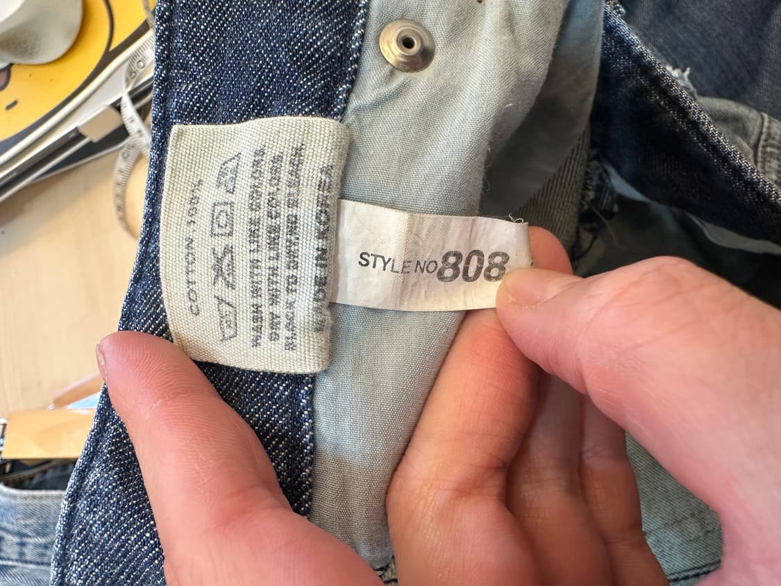 M) 뉴욕 어센틱 포켓 부츠컷 워싱 데님 빈티지 청바지 상품이미지7