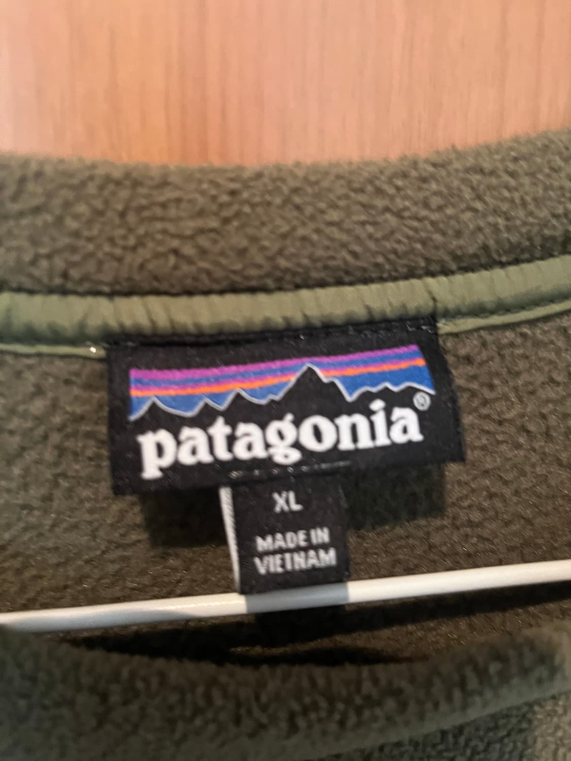 파타고니아 플리스 맨투맨 XL 카키 상품이미지2