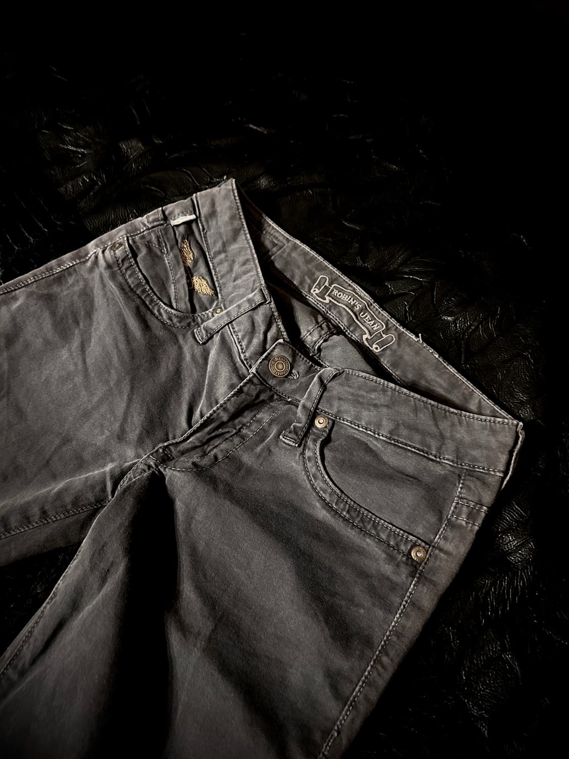 [Robins Jeans] 로빈스진 y2k 로우라이즈 세미부츠컷 팬츠 상품이미지2