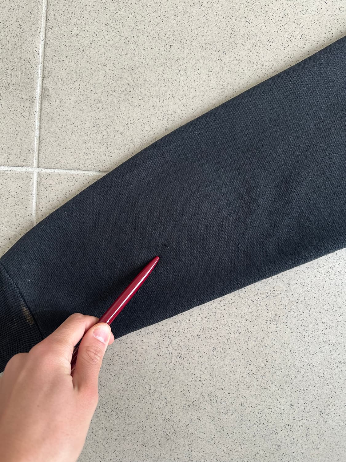 90s 빈티지 러셀 스웻셔츠 블랙 M USA 상품이미지7