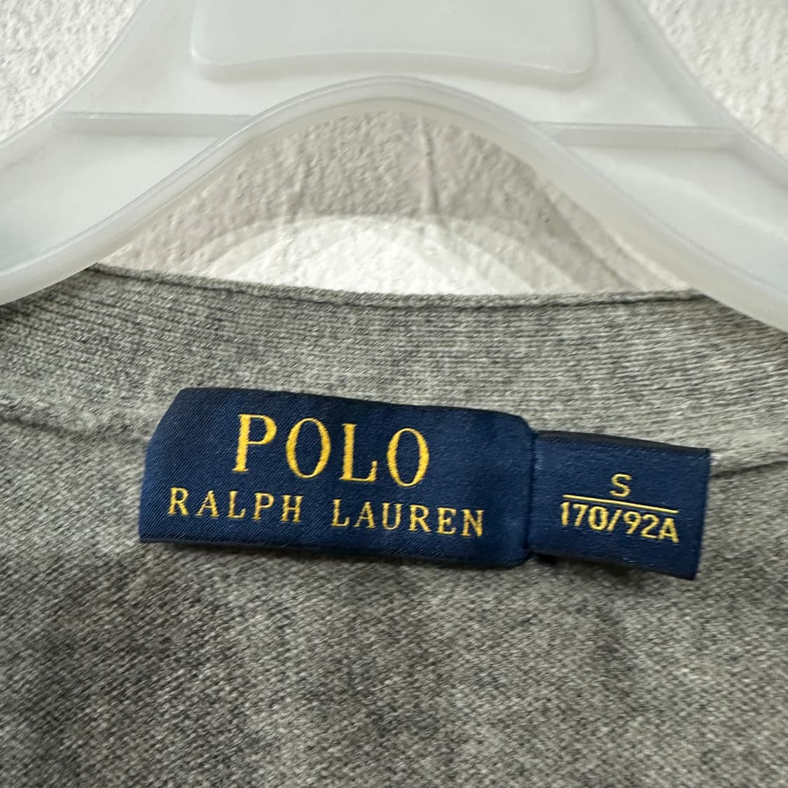 폴로랄프로렌 엘보우패치 그레이 가디건 S 상품이미지4