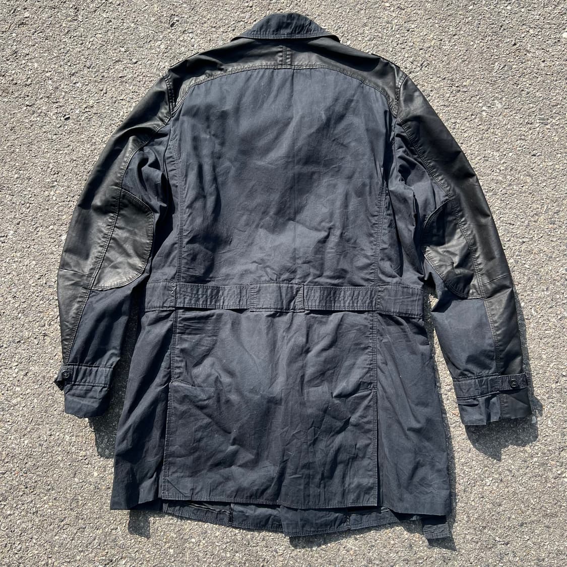 아르마니 익스체인지 코팅 트림 트렌치 코트 상품이미지6