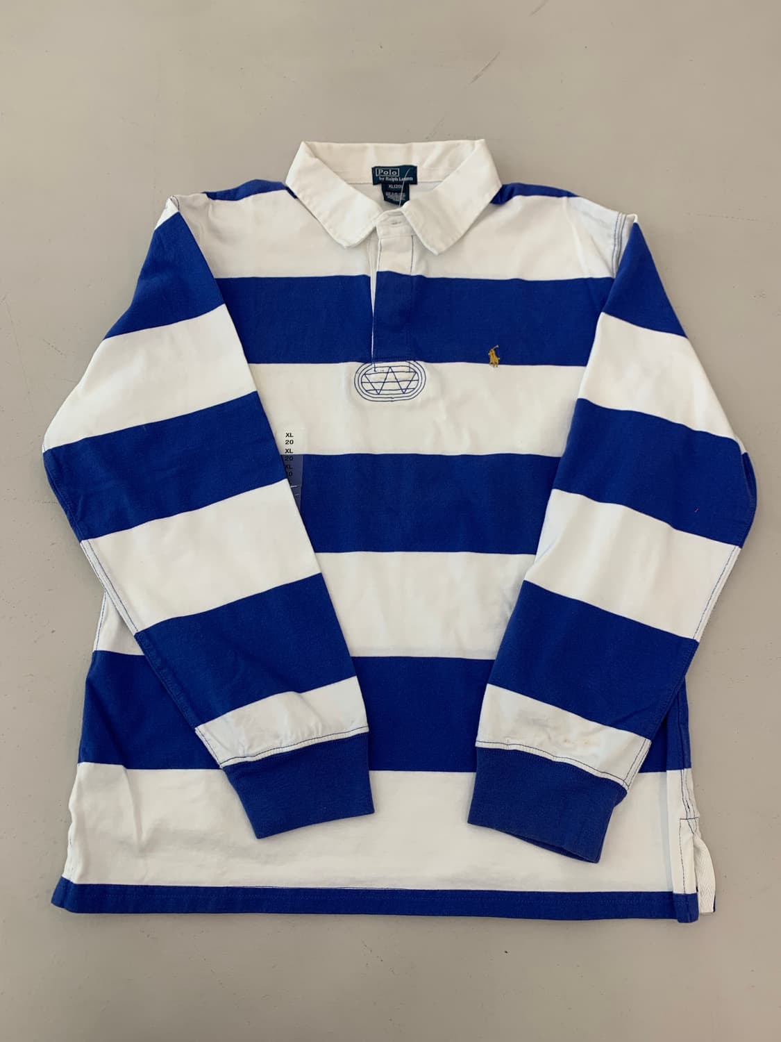 폴로 랄프로렌 보이즈 긴팔 럭비 카라티 XL(20) 상품이미지1