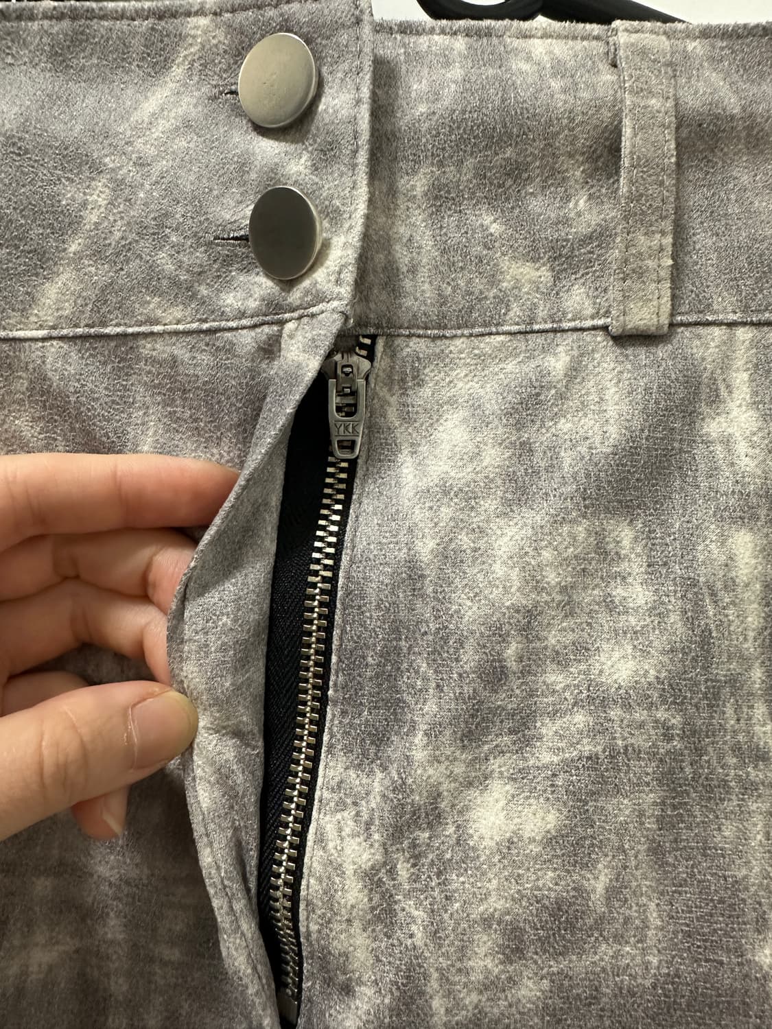 그런지 슬릿 미니 스커트 상품이미지4