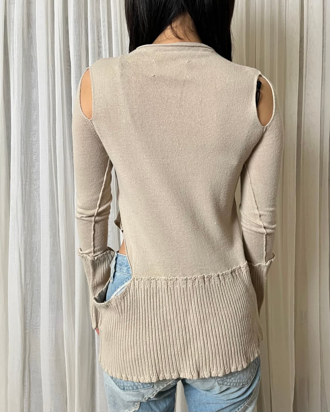 마르지엘라 메인라인 컷아웃 니트 maison margiela 상품이미지9