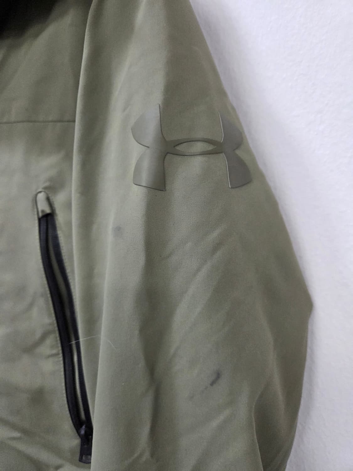 언더아머 카키색 후드 다운 롱패딩 남녀공용  상품이미지5