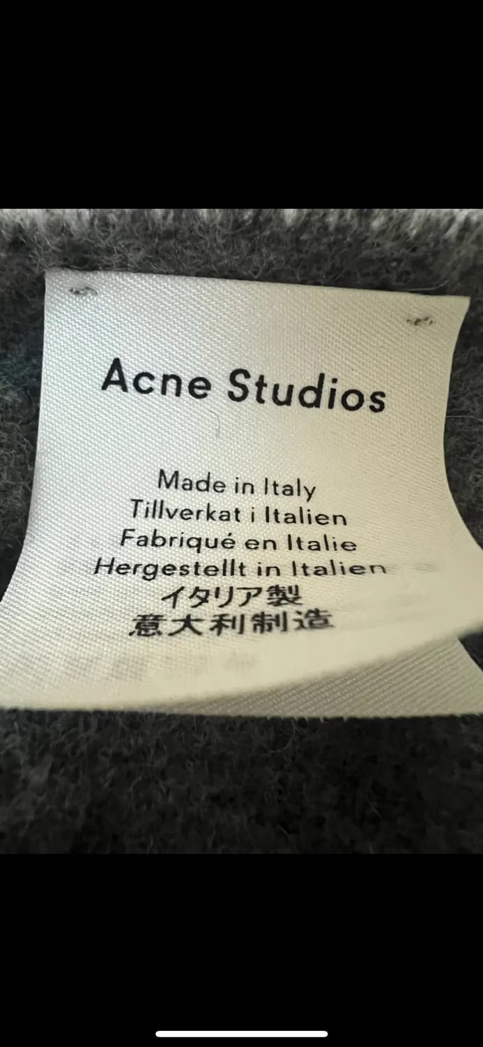 아크네 스튜디오 머플러 그레이 (울 100) 상품이미지4