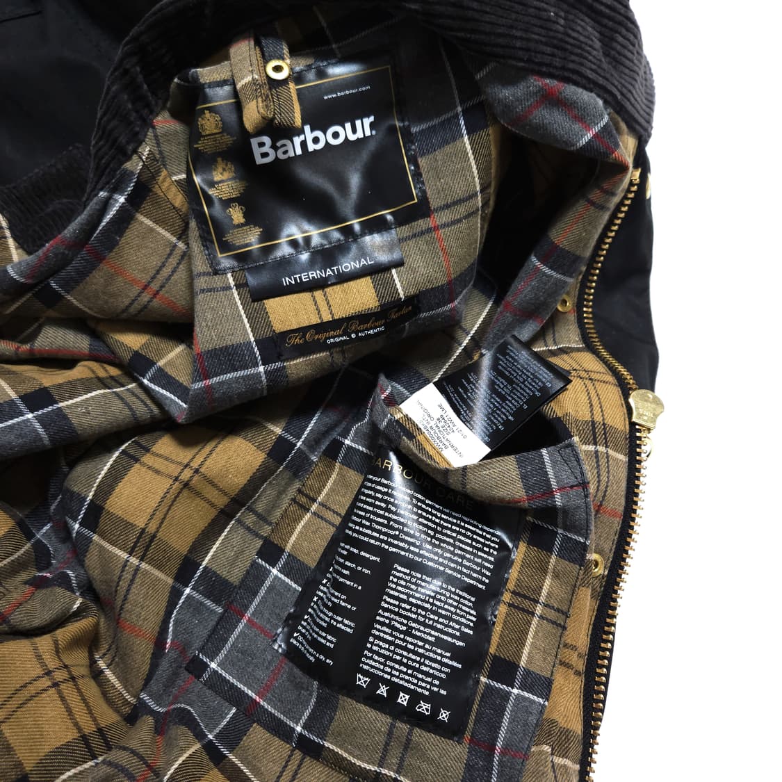 바버 A7 인터내셔널 오리지널 왁스 자켓 블랙 상품이미지7