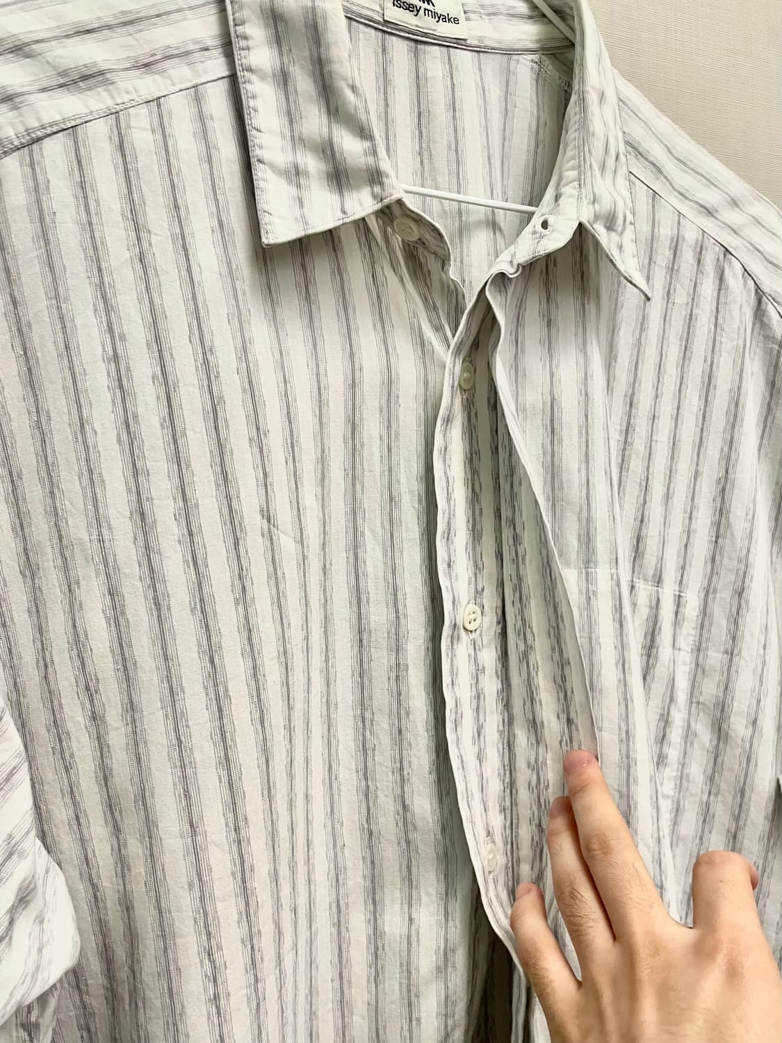 (L~XL)90s iseey miyake 이세이미야케 페이크 포켓 셔츠 상품이미지5
