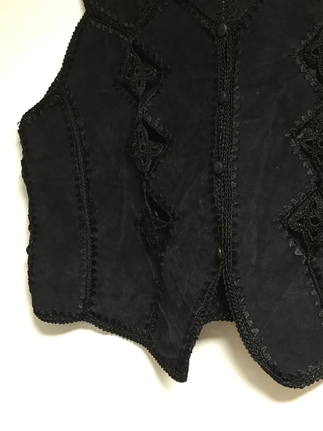 vintage real leather vest 상품이미지2