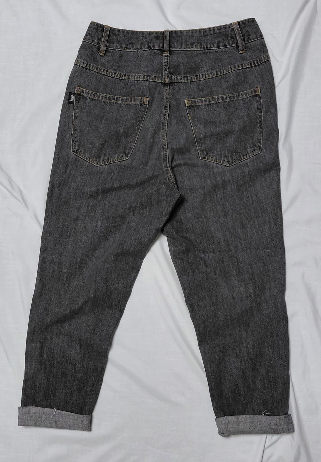 [S] 스투시 재팬 빈티지 흑청 데님 (컷오프 커스텀) 상품이미지5