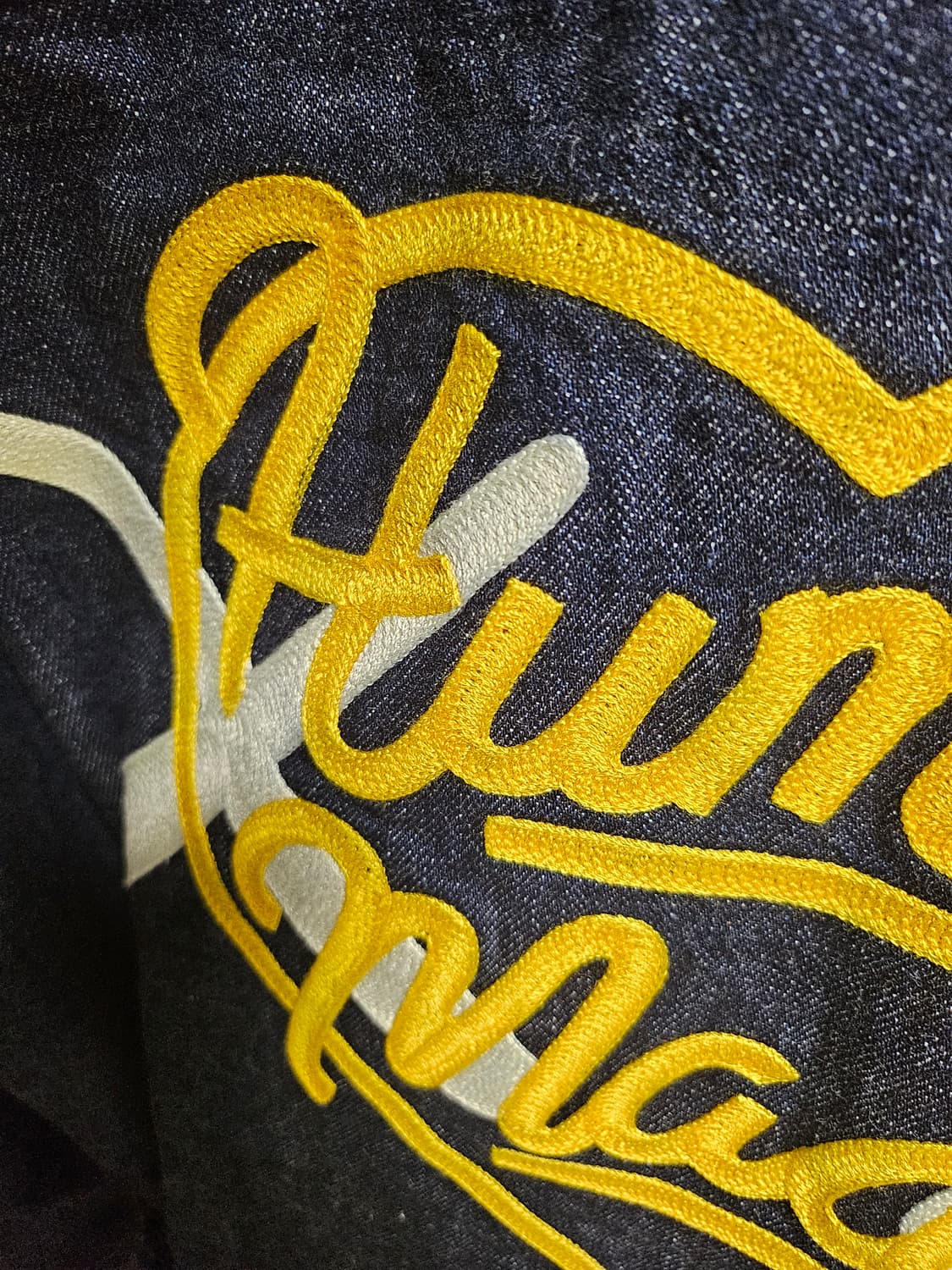 L[100] 휴먼메이드 카우스 콜라보 데님자켓 상품이미지4