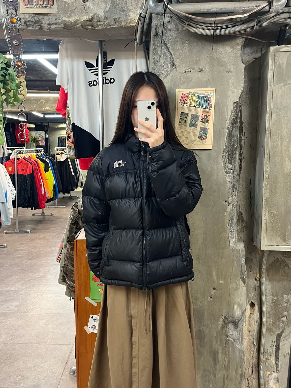 노스페이스 눕시 700 패딩 블랙 85 #csz1647 상품이미지2
