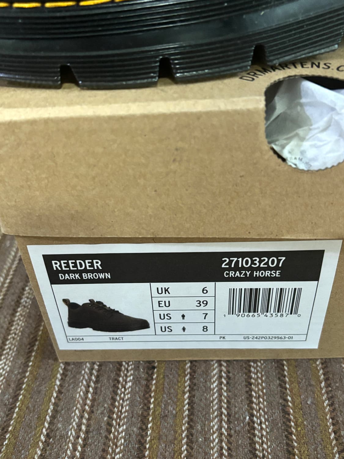 닥터마틴 리더 와이오밍 다크브라운 크레이지홀스 상품이미지5