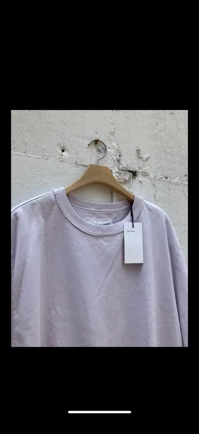 xl)카미엘포트젠스 빅 티셔츠 헤비 저지 퍼플 상품이미지3