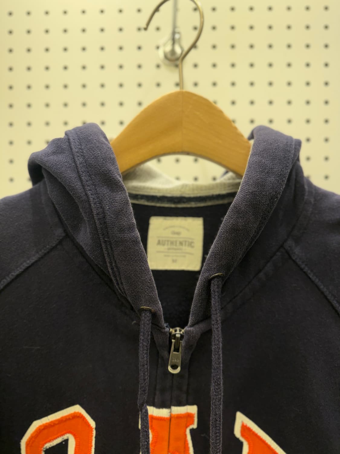 갭 네이비 빅로고 후드집업 U190 상품이미지5