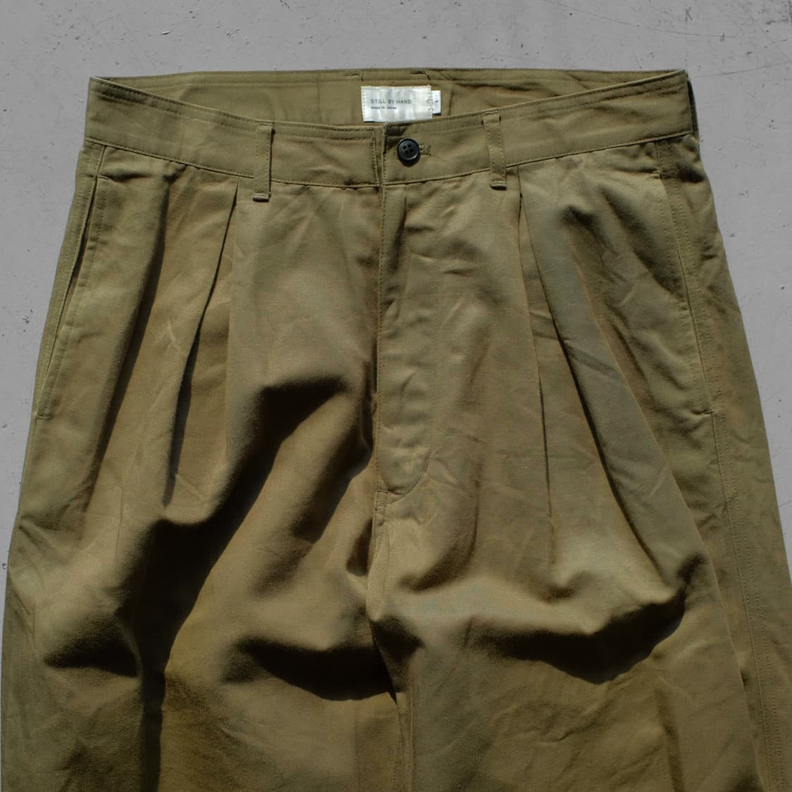 Made In JAPAN Still By Hand One Tuck Pan 상품이미지2