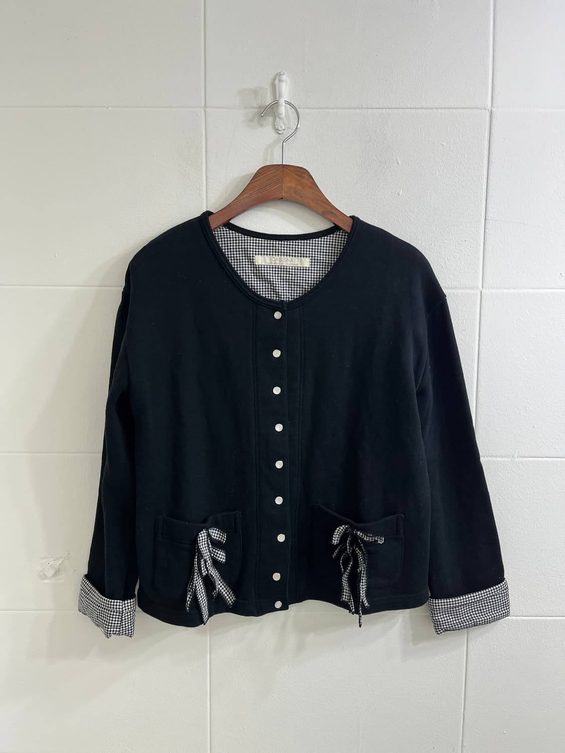 데일리 블랙 모리걸 리본 도트 코디세트 상품이미지5