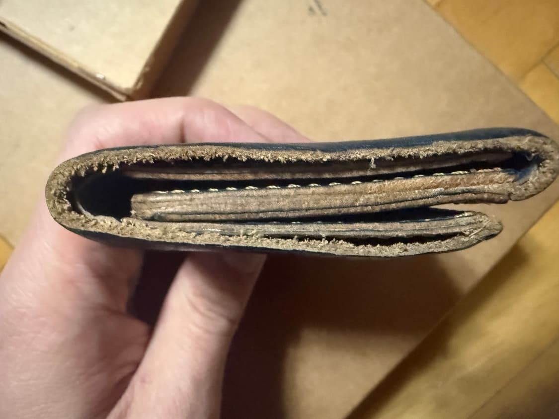 RRL 핸드툴 인디고 가죽 지갑 상품이미지7