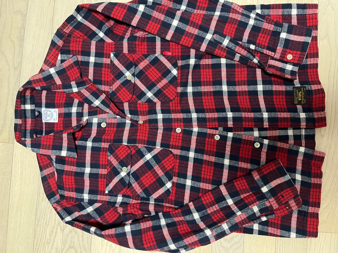 Wtaps 더블탭스 체크 셔츠 M  상품이미지1