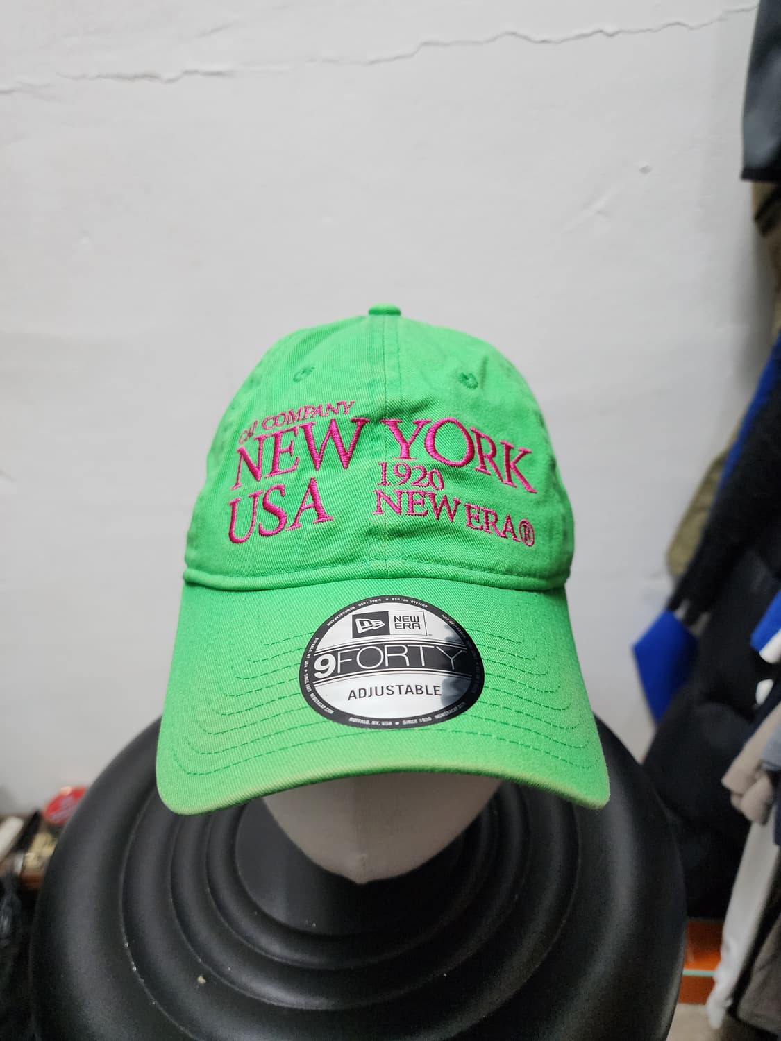 뉴에라 뉴욕 그린 볼캡  상품이미지1