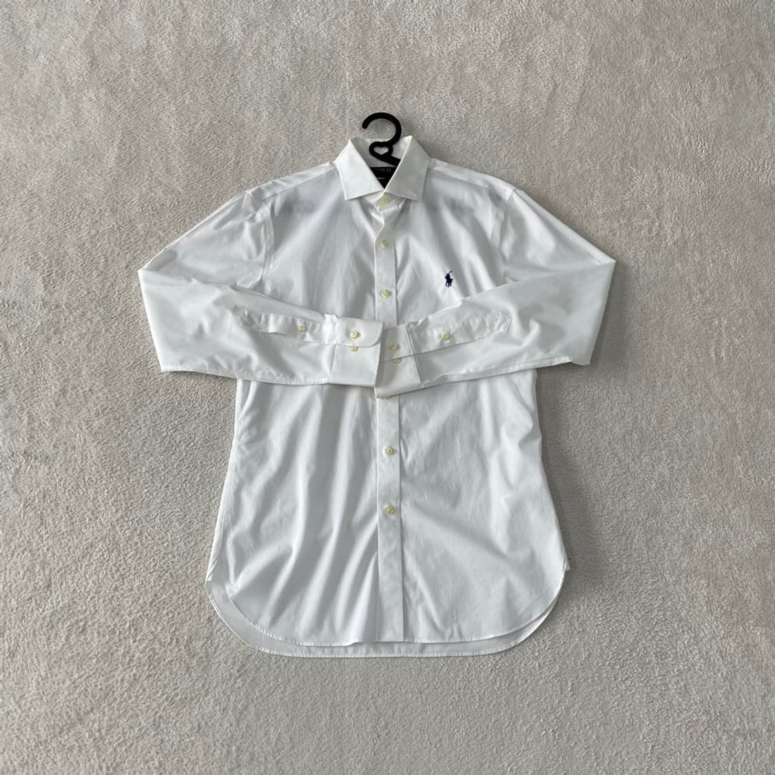 S 폴로 신형 포플린 셔츠 남성 화이트 상품이미지1