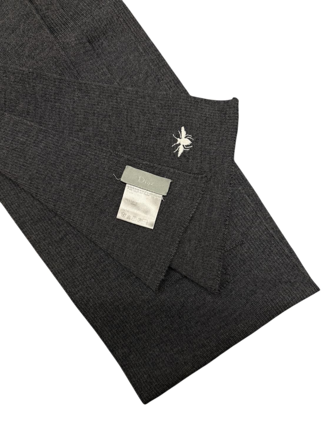 Dior Homme Bee Embroidered Knit Scarf 상품이미지2