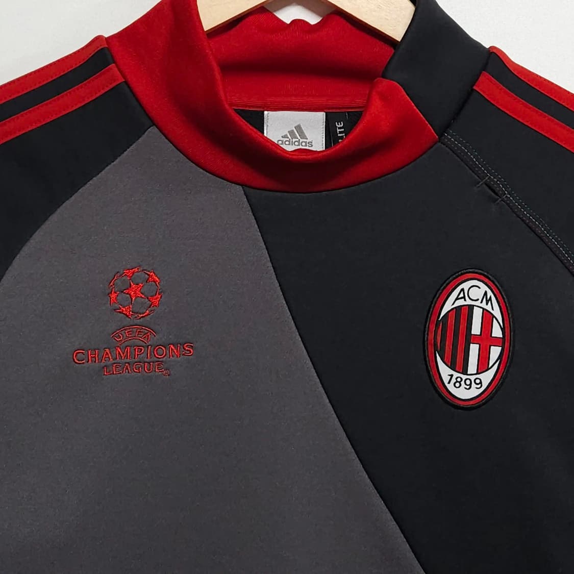 95)ADIDAS 아디다스 AC밀란 챔피언스리그 트레이닝 드릴탑 긴팔티 상품이미지2
