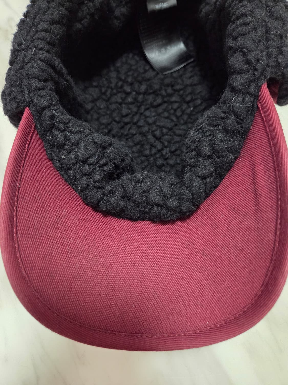 Y-3 요지야마모토 버건디 군모 상품이미지8