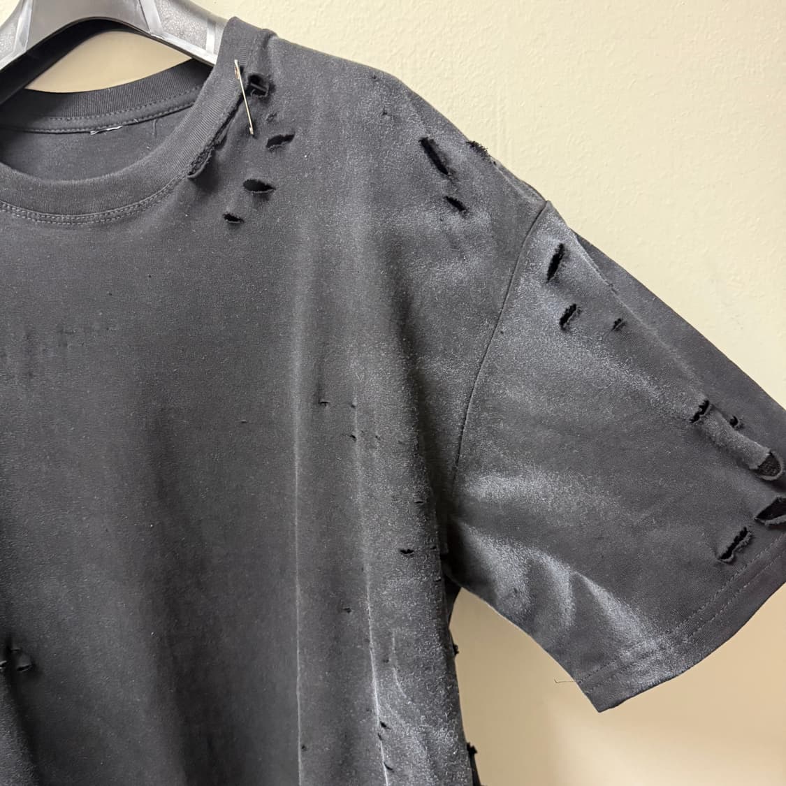 빈티지 무드 디스트로이드 반팔  상품이미지8