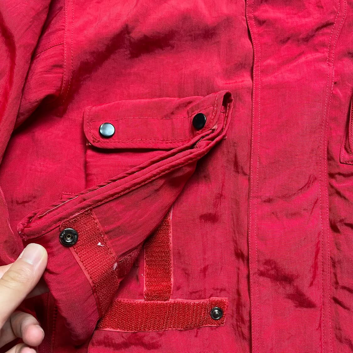 80's 아식스 모터사이클 나일론 봄버 상품이미지4