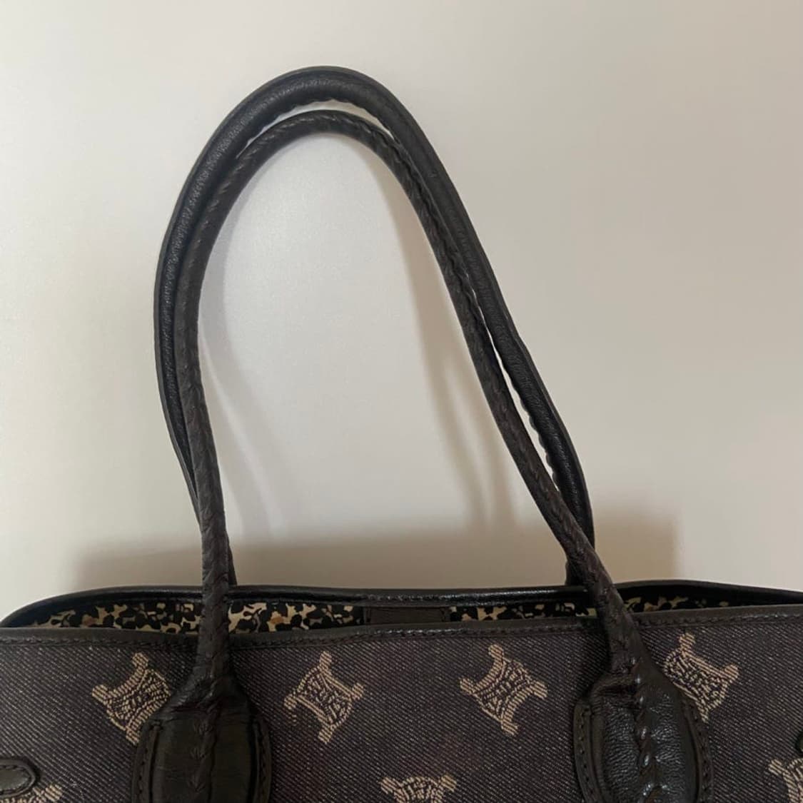 셀린느 데님 트리옹페 쇼퍼백 상품이미지4