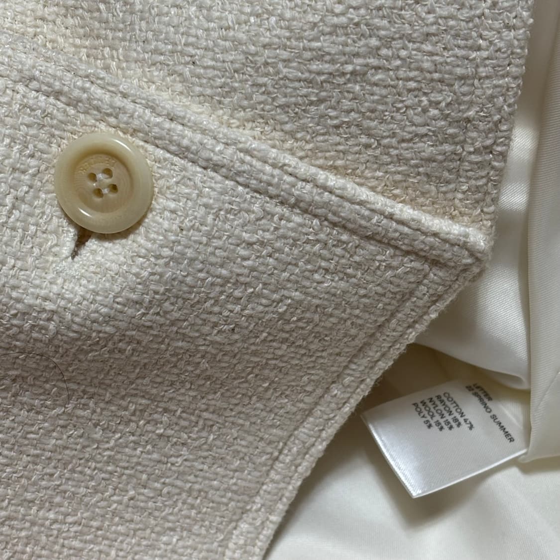 Letter 레터 베르나데트 트위드 재킷 (새상품) 상품이미지5