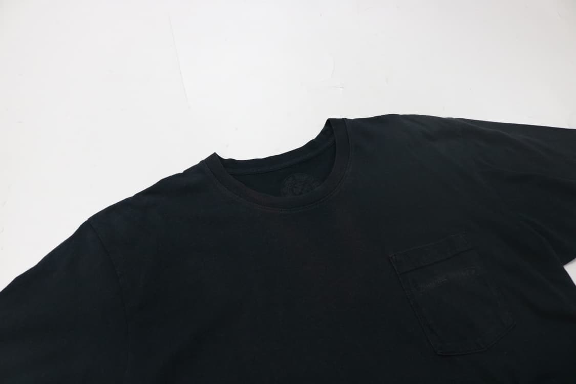 크롬하츠 대거 스트라이프 로고 포켓 반팔 티셔츠 블랙 (XL) 상품이미지6