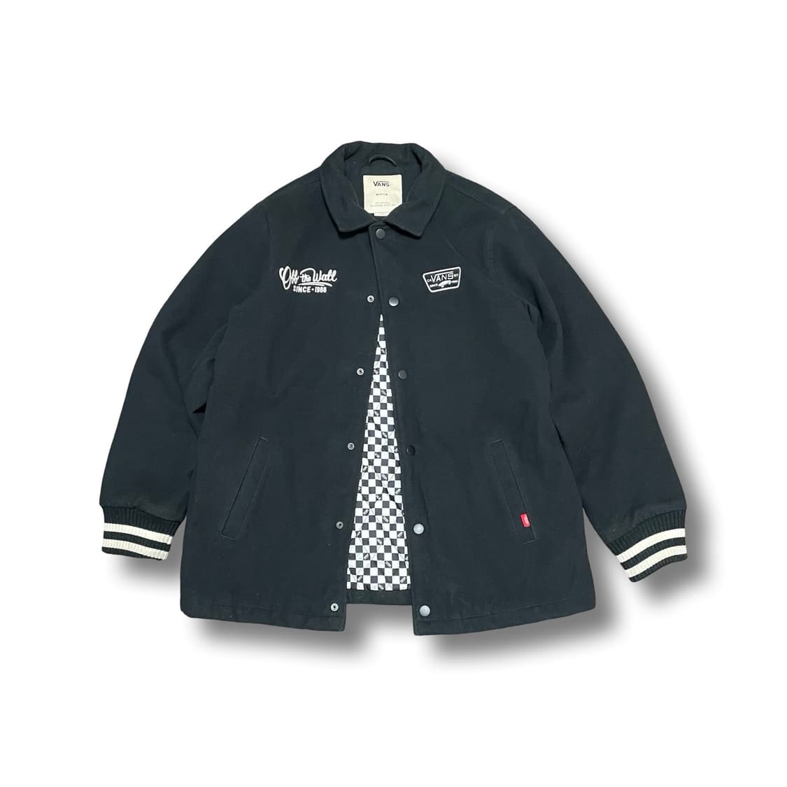 [M] 반스 빈티지 블랙 코치 자켓 상품이미지1