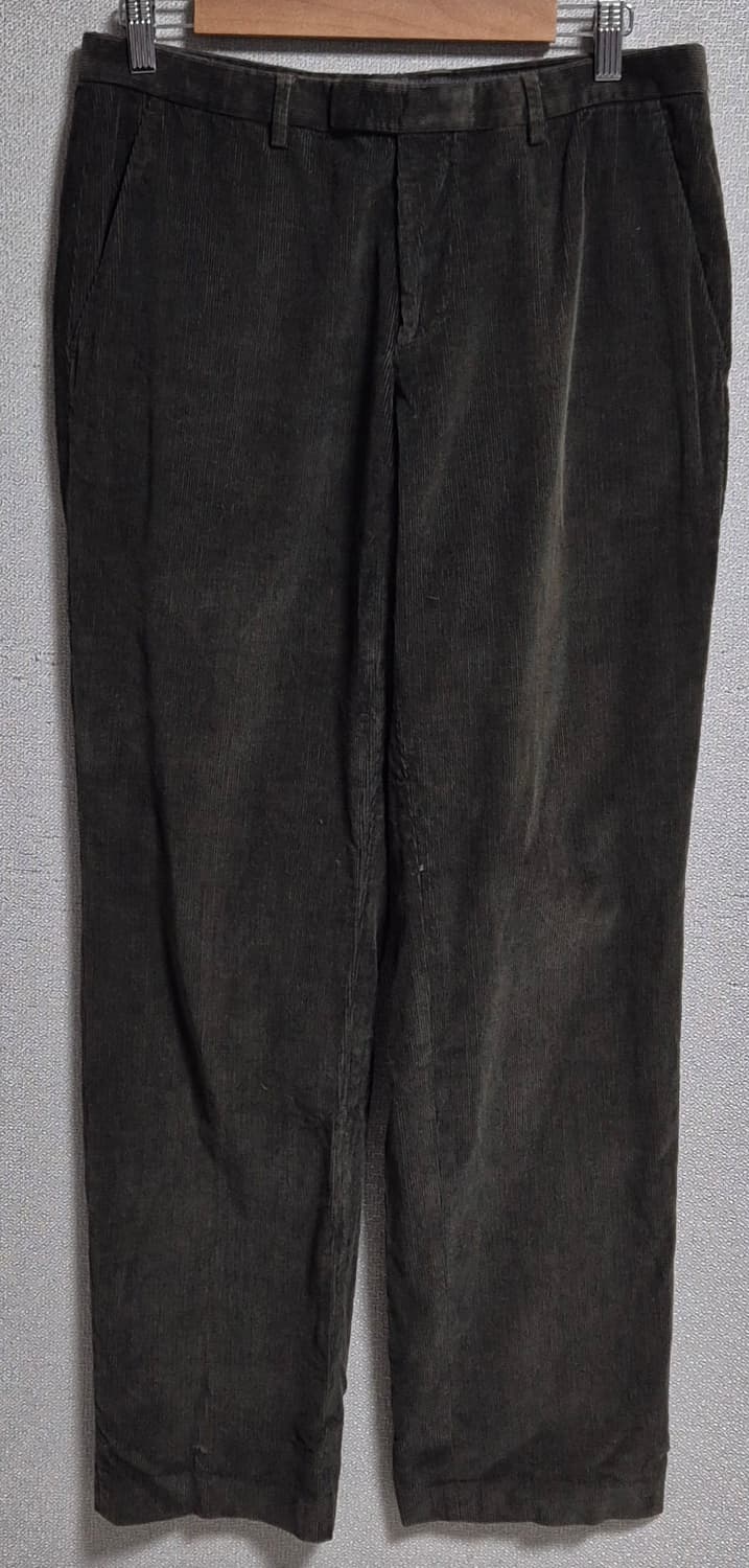 34) 휴고보스 카키 코듀로이 골덴 팬츠 상품이미지1